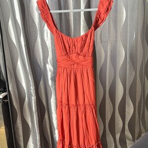 Trixxi Terracotta Maxi Dress